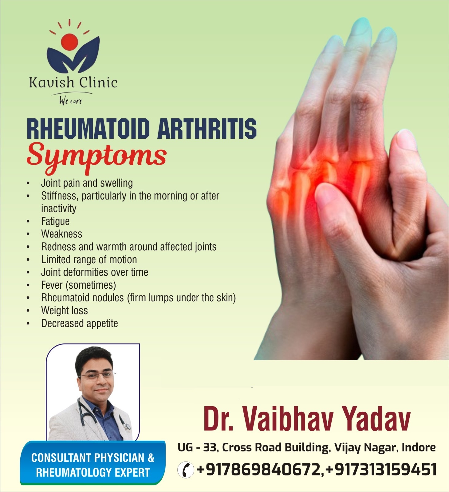 Best Rhuemotoid Arthritis Specialist in Indore