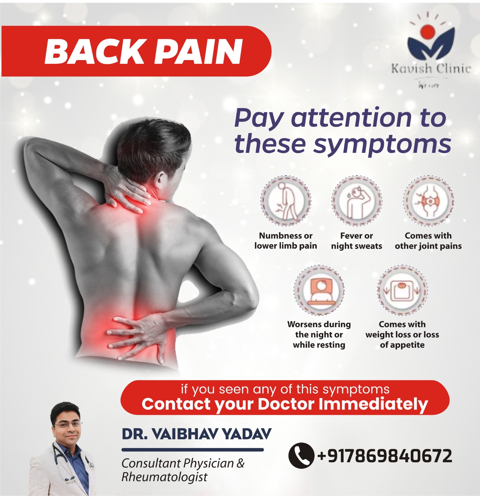Best Doctor for Back Pain Treatment in Indore 